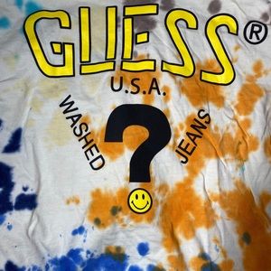 Guess tie dye shirt